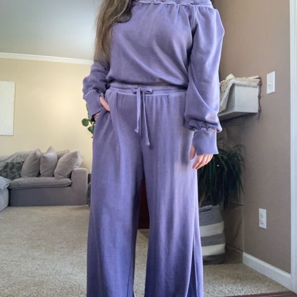 Free People 'One To Beat Onesie' in Steel Lavender - Picture 2 of 7